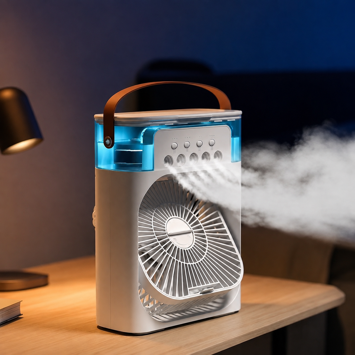 3-in-1 Mini Air Cooler Fan Humidifier