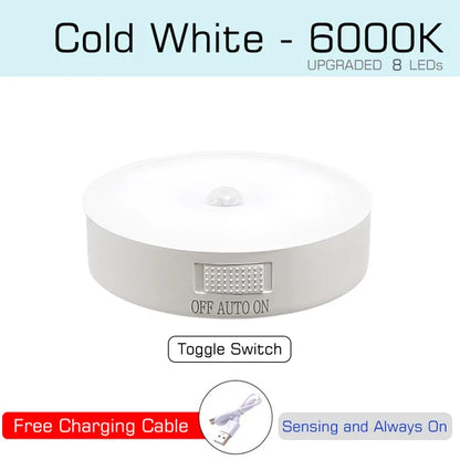 USB Rechargeable Motion Sensor LED Night Light