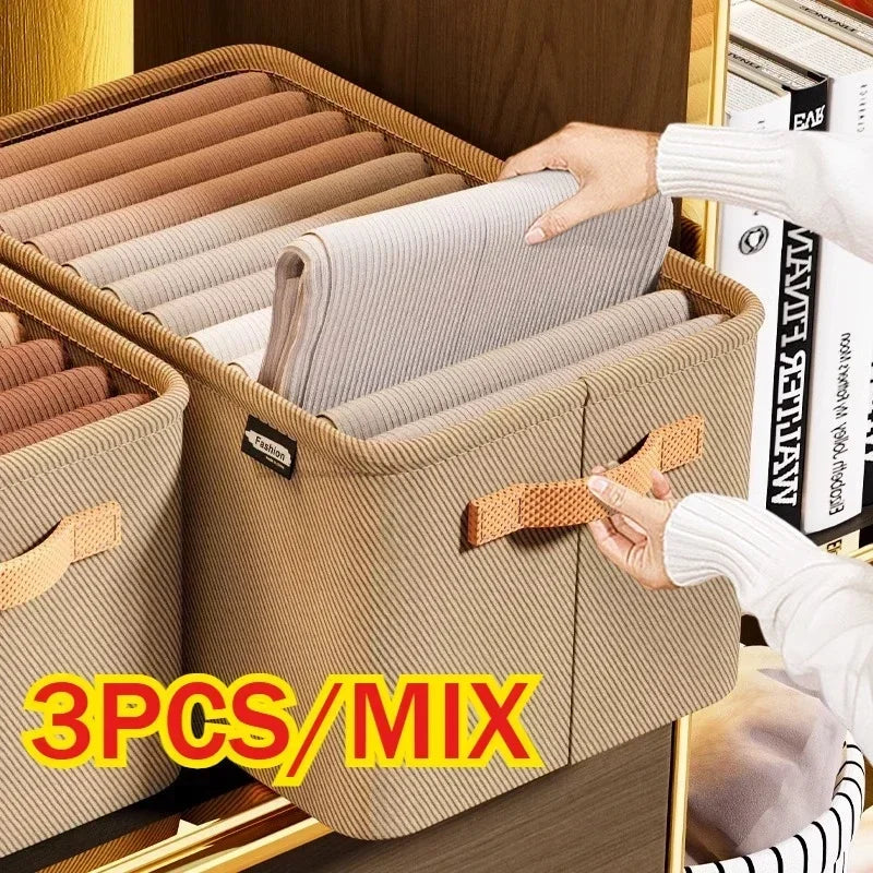 Thickened Clothes Organizer Storage Box