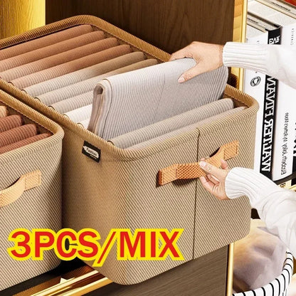Thickened Clothes Organizer Storage Box