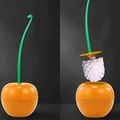Cherry Shaped Toilet Brush Holder Set
