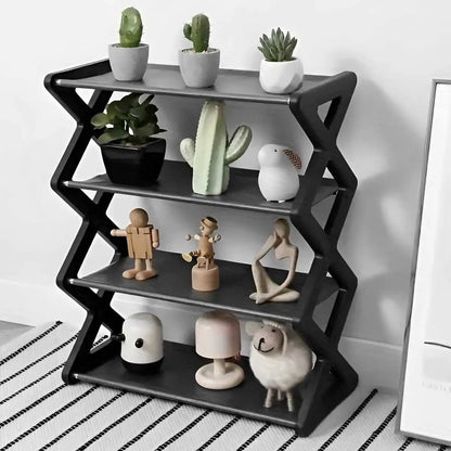 4-Tier X-Type Shoe Storage Rack