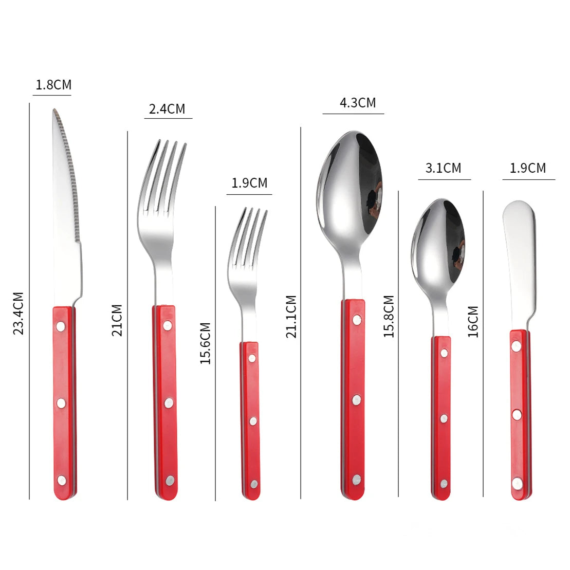 Stainless steel dining set