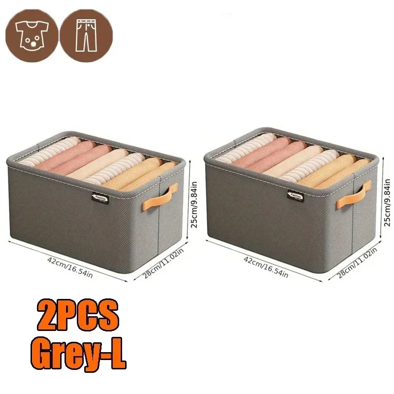Thickened Clothes Organizer Storage Box
