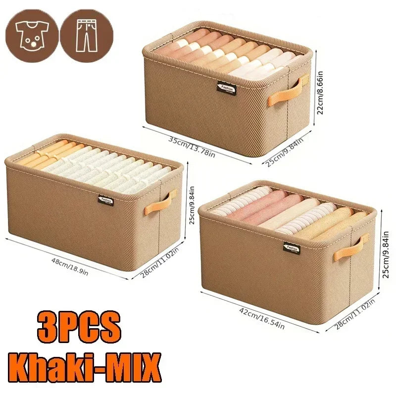Thickened Clothes Organizer Storage Box