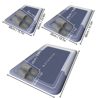 Quick Dry Absorbent Non-Slip Floor Mat
