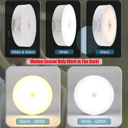 USB Rechargeable Motion Sensor LED Night Light