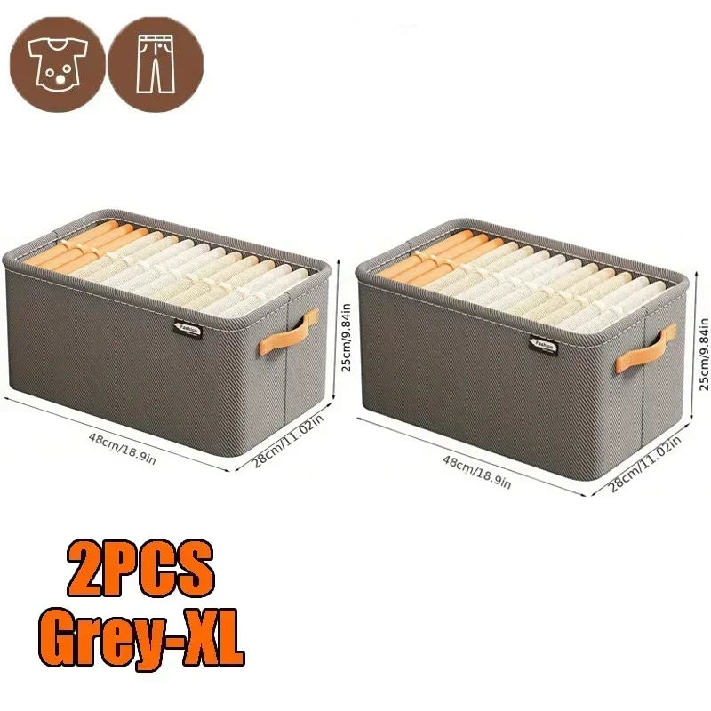 Thickened Clothes Organizer Storage Box