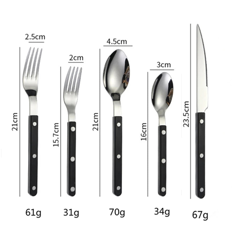 Stainless steel spoons and forks