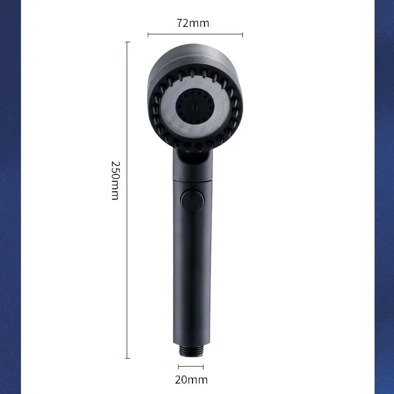 High Pressure 3-Mode Adjustable Shower Head