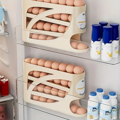3-Tier Rolling Egg Storage Organizer