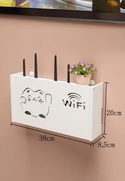 Wall-Mounted Wi-Fi Router Storage Box