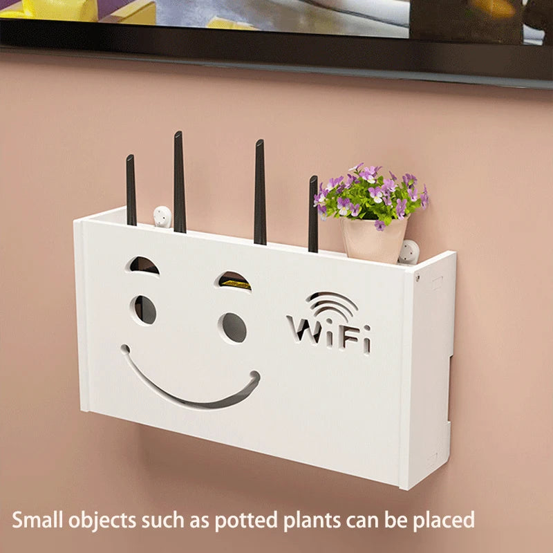 Wall-Mounted Wi-Fi Router Storage Box