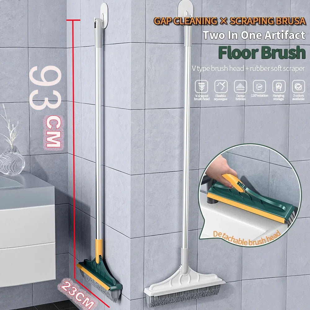 3-in-1 Long-Handle Rotating Cleaning Brush