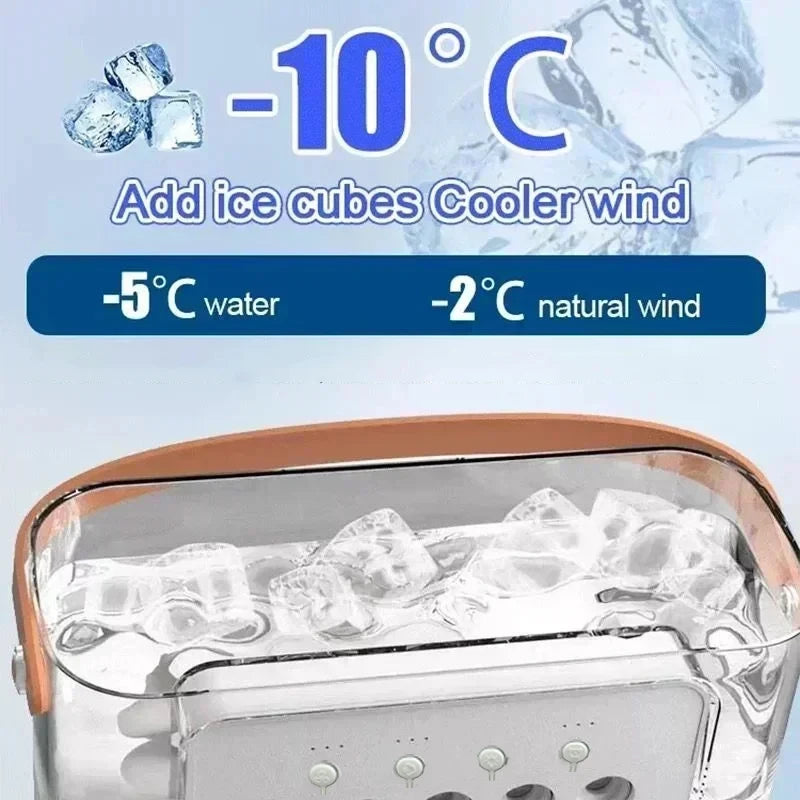 3-in-1 Mini Air Cooler Fan Humidifier