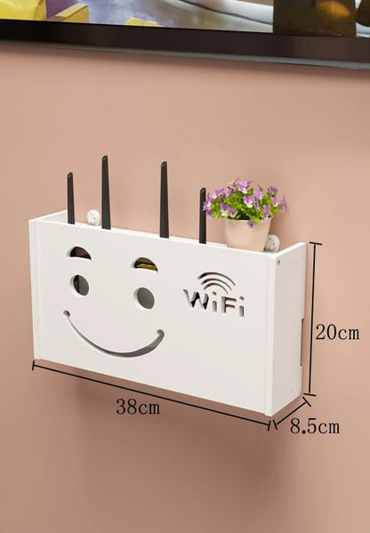 Wall-Mounted Wi-Fi Router Storage Box