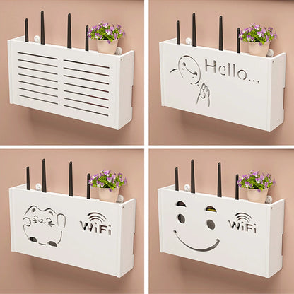 Wall-Mounted Wi-Fi Router Storage Box