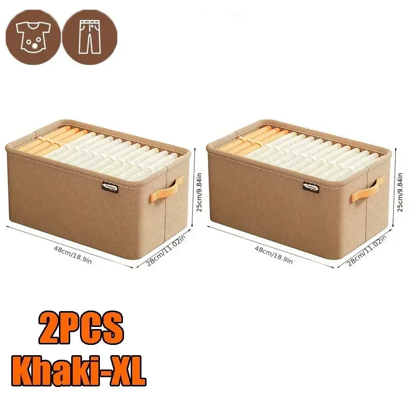 Thickened Clothes Organizer Storage Box