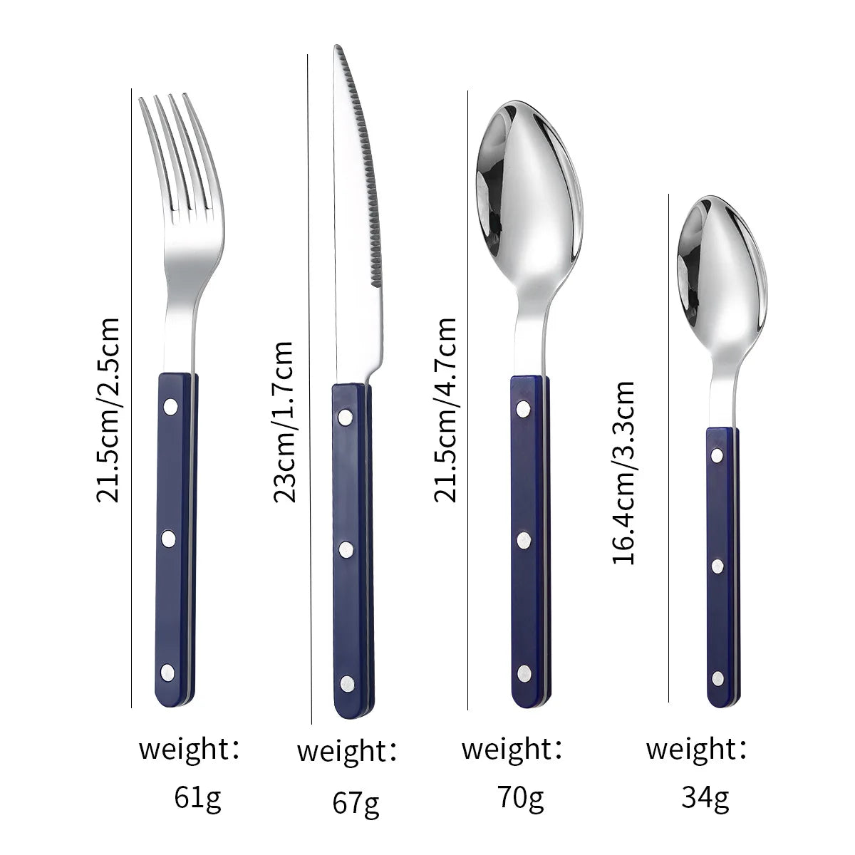 Premium stainless steel dining set