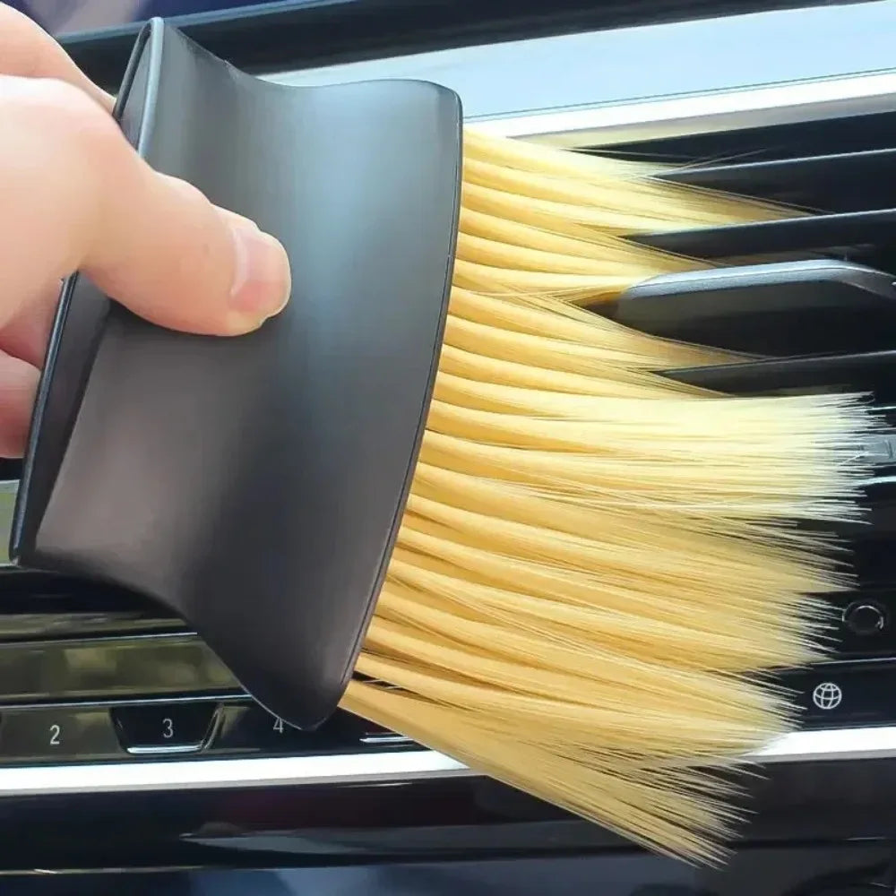 Compact Double-Headed Dust Cleaning Brush