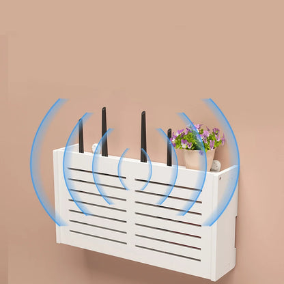 Wall-Mounted Wi-Fi Router Storage Box