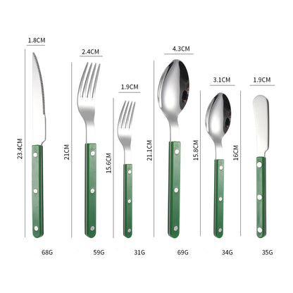 Elegant cutlery set for dining