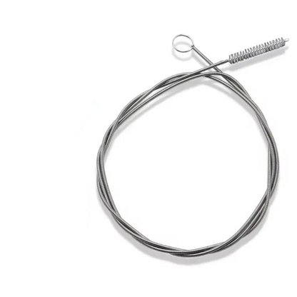 Refrigerator drain cleaning brush