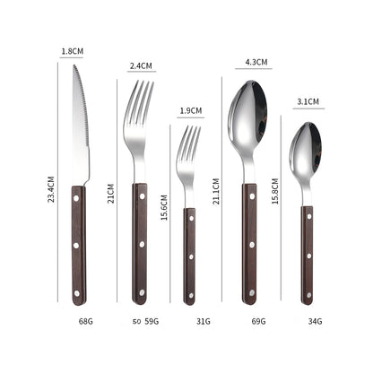 Everyday stainless steel cutlery