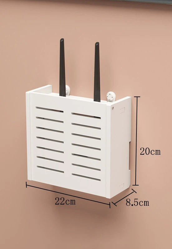 Wall-Mounted Wi-Fi Router Storage Box