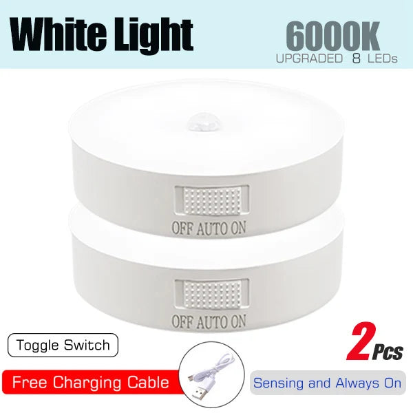 USB Rechargeable Motion Sensor LED Night Light