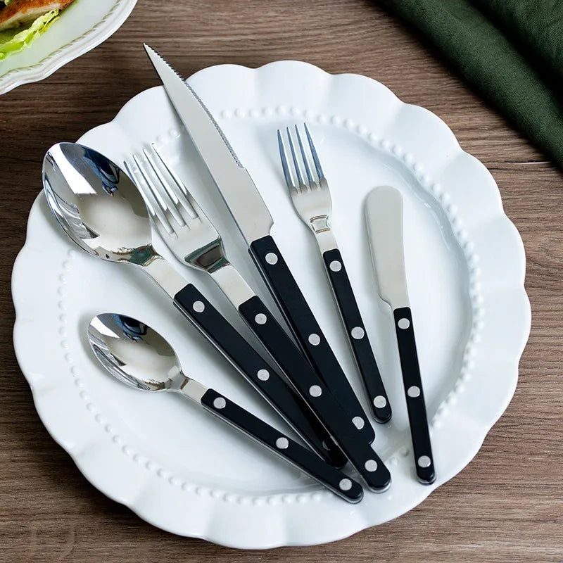 Stainless steel dining utensils
