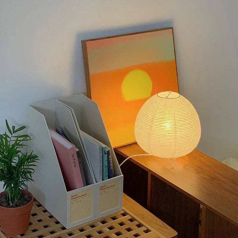 Creative Rice Paper LED table lamp
