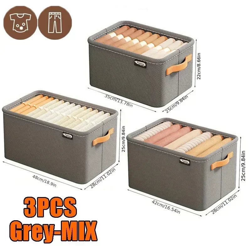 Thickened Clothes Organizer Storage Box