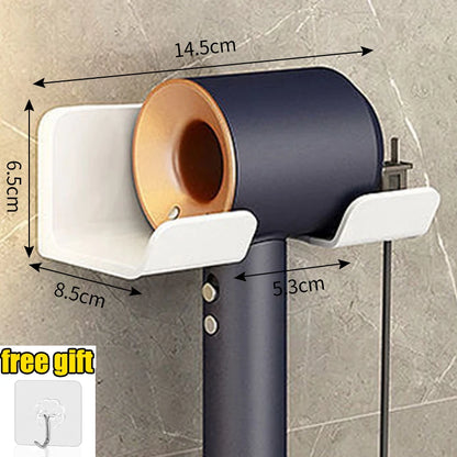 Wall-Mounted Hair Dryer Holder