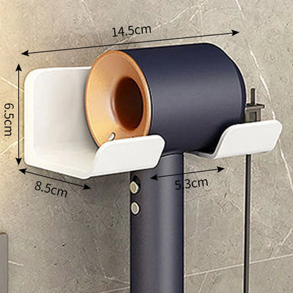 Wall-Mounted Hair Dryer Holder