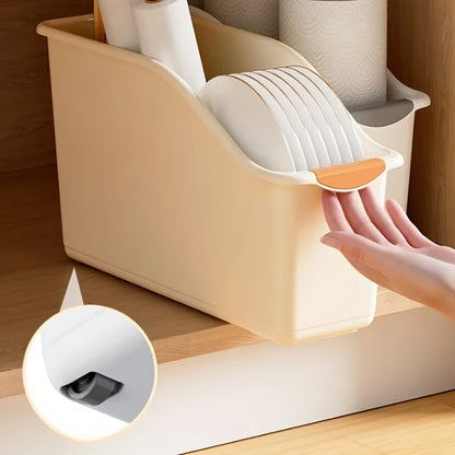 Curved Plastic Storage Bins