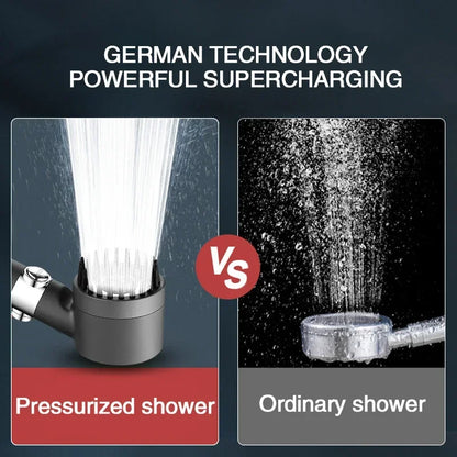 High Pressure 3-Mode Adjustable Shower Head