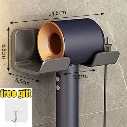 Wall-Mounted Hair Dryer Holder