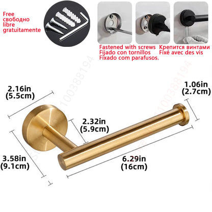 Adhesive Stainless Steel Toilet Paper Holder
