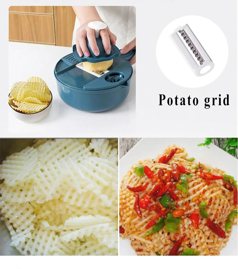 Multifunctional vegetable cutter