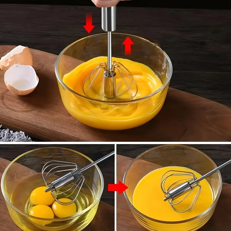 Stainless Steel Semi-Automatic Egg Beater Mixer