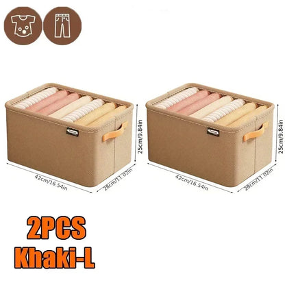 Thickened Clothes Organizer Storage Box