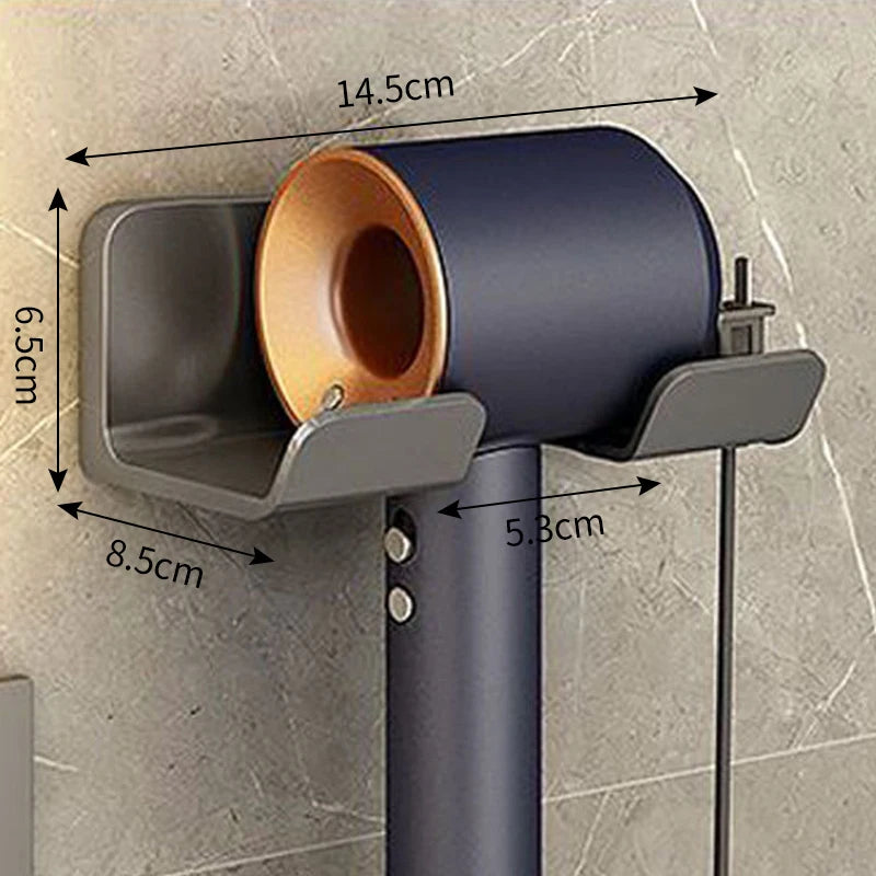 Wall-Mounted Hair Dryer Holder