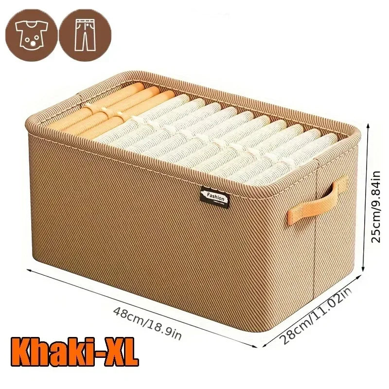 Thickened Clothes Organizer Storage Box