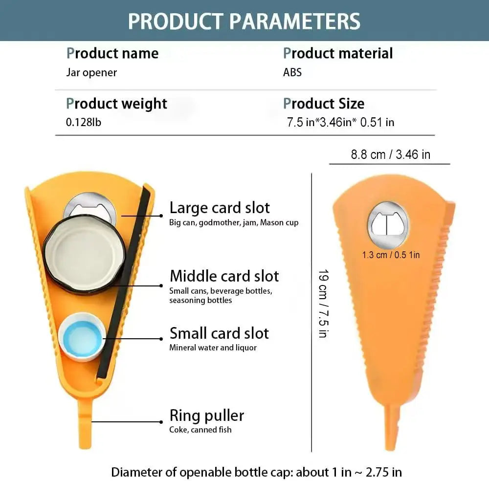 Stainless Steel Can Bottle Jar Opener