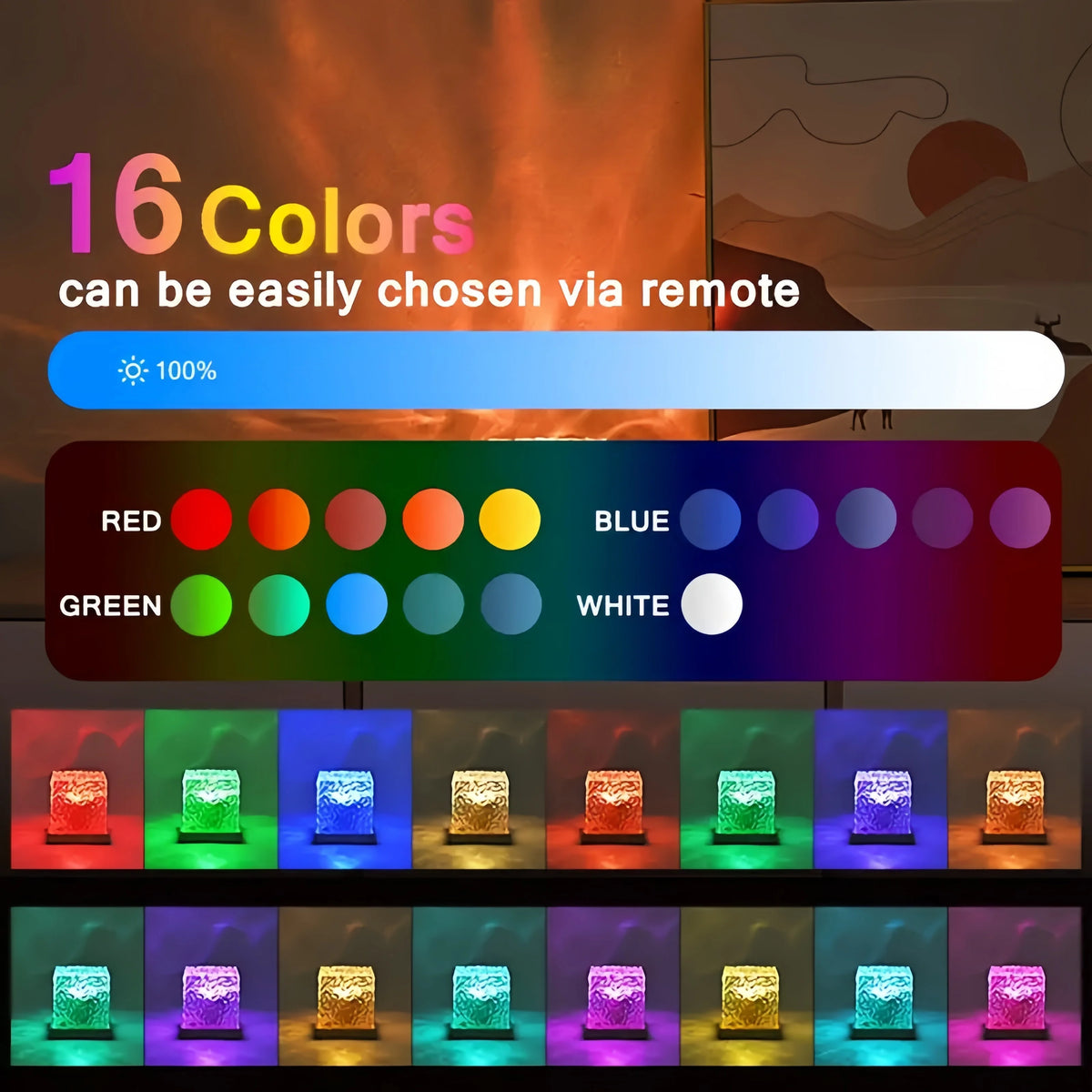 Wave Aurora Projector Light