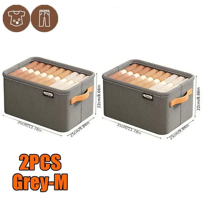 Thickened Clothes Organizer Storage Box