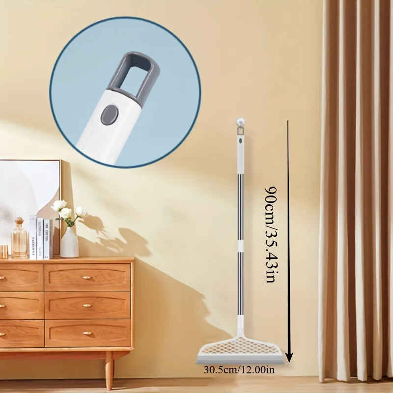 Magic Silicone Broom with Double-Sided Scraper Cleaning Tool