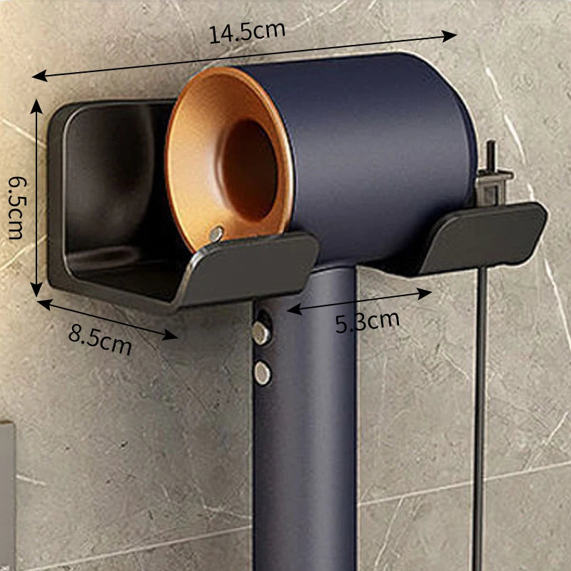 Wall-Mounted Hair Dryer Holder