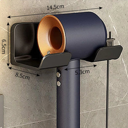 Wall-Mounted Hair Dryer Holder